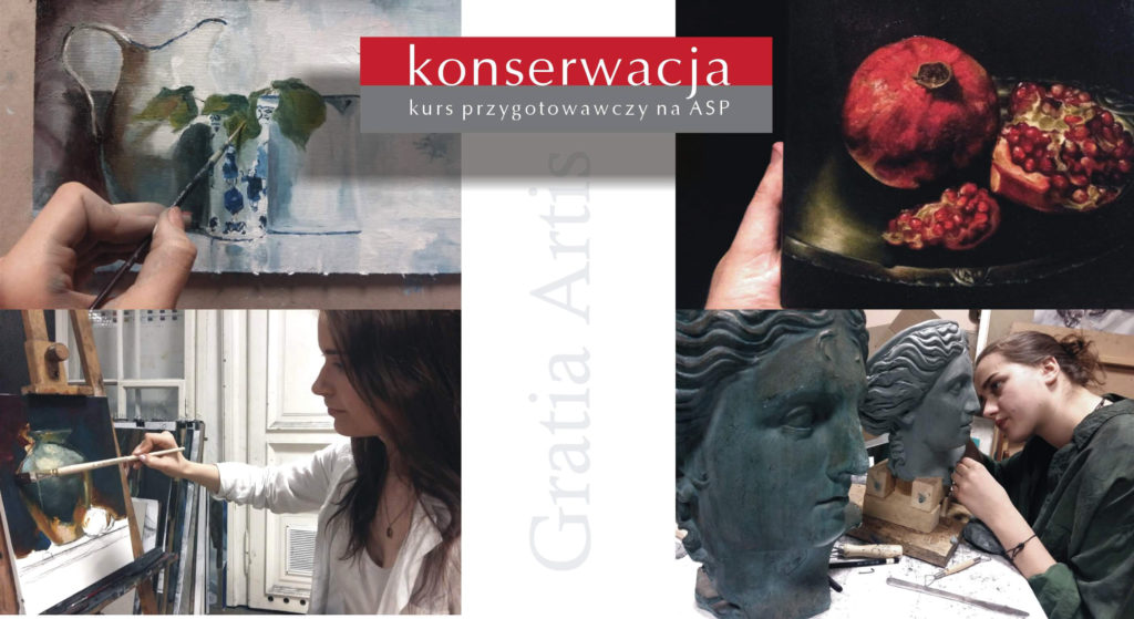 konserwacja dzieł sztuki kurs przygotowawczy Gratia Artis Kraków